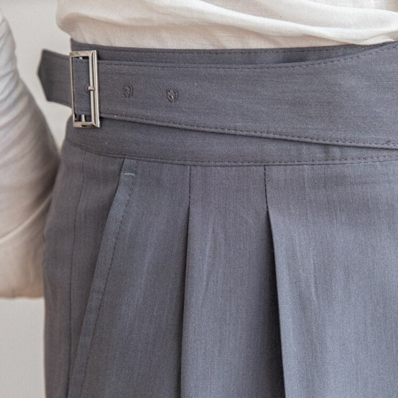 Men's Pleated Trousers