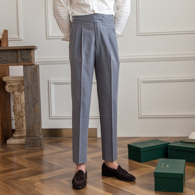 Men's Pleated Trousers