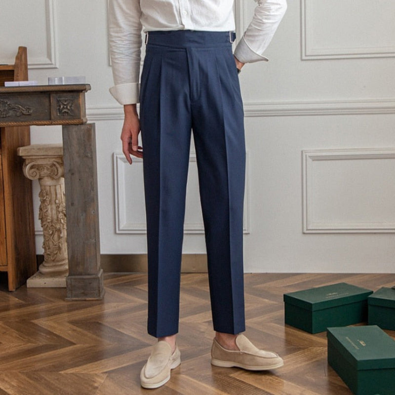 Men's Pleated Trousers