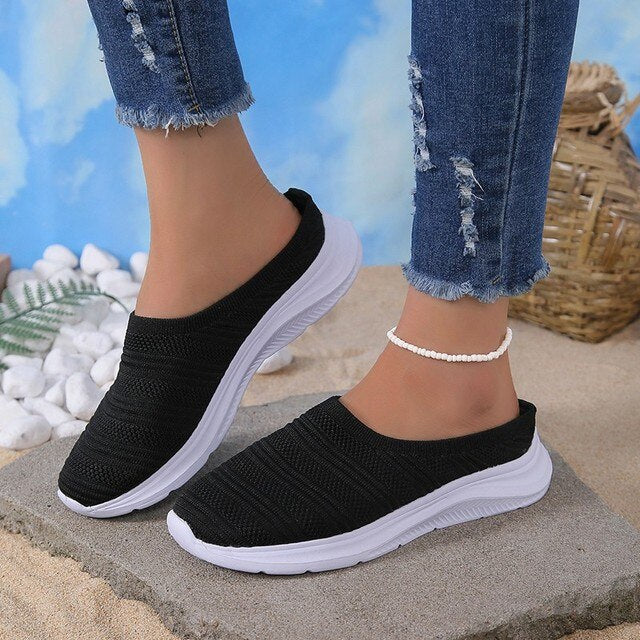 Women's Comfortable Breathable Slip-On Shoes with Orthopaedic Insole