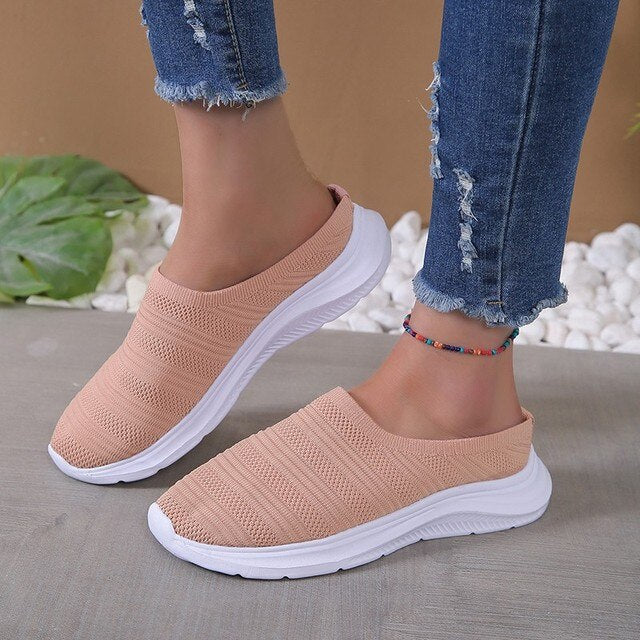 Women's Comfortable Breathable Slip-On Shoes with Orthopaedic Insole