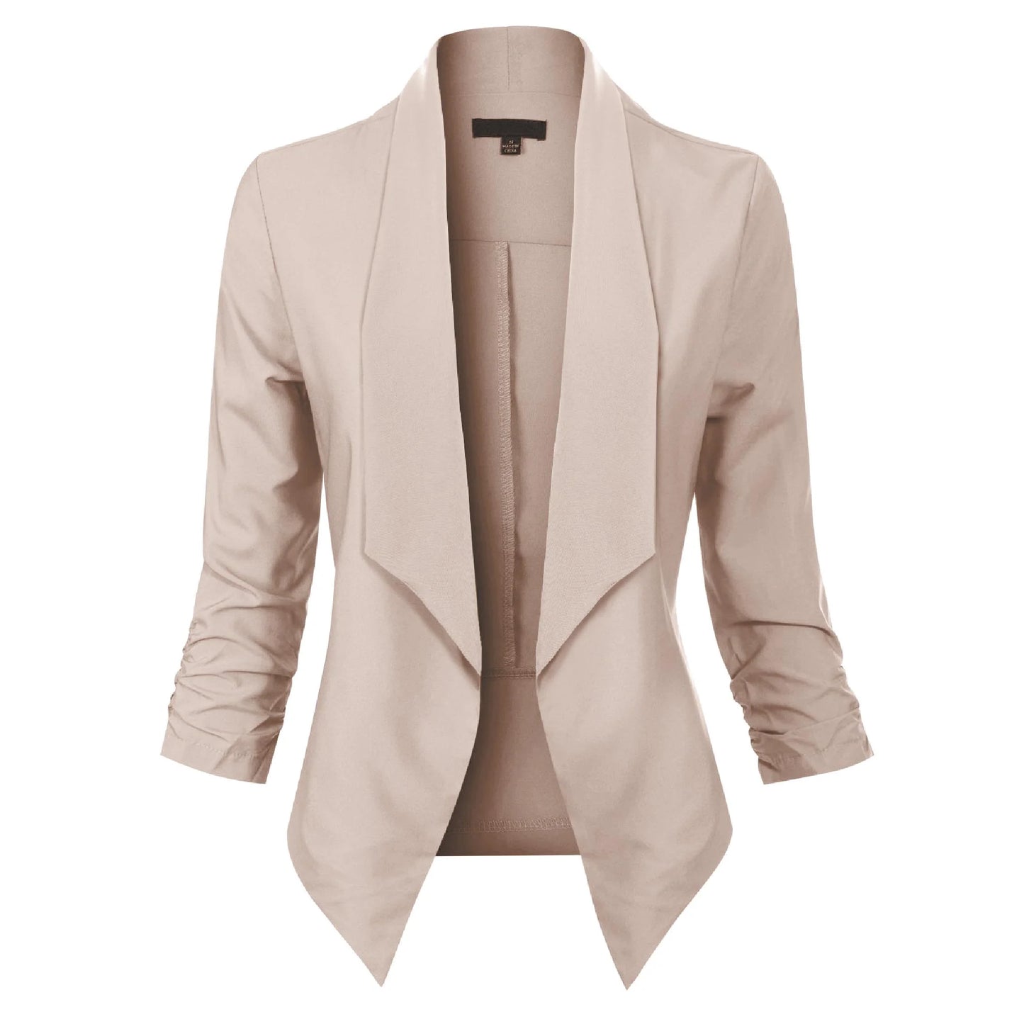 Women's Thin Blazer with Open Front
