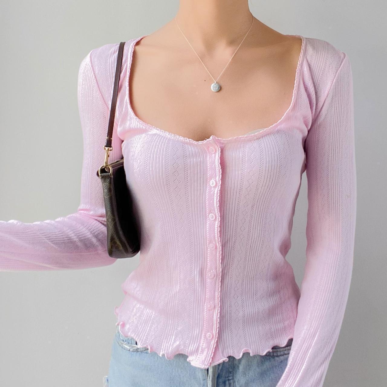 Women's Casual Soft Fabric Top with Square Collar