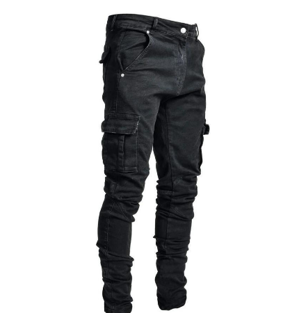 Men's Slim Fit Cargo Pants with Practical Pockets