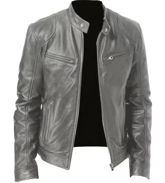 Casual Jacket With Buttoned Collar For Men