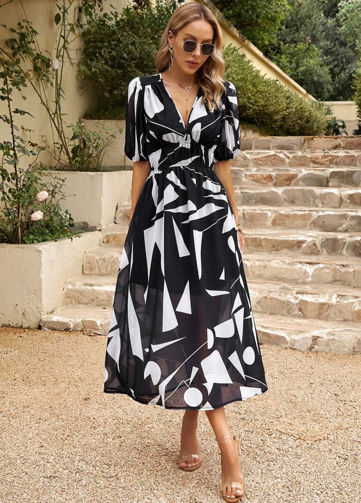 Joy - Midi Dress - Elegant - Lightweight - Ideal for Summer