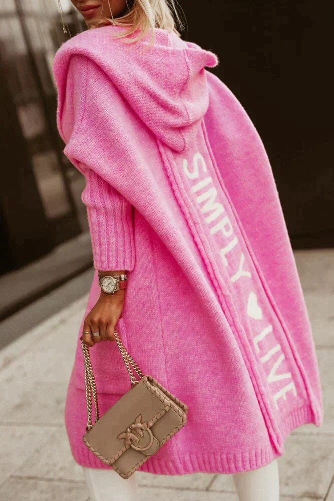 Maisie - Long Hooded Coat - Elegant - Timeless Style - Ideal for Autumn