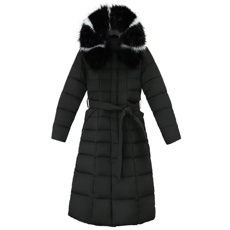 Stylish Warm Down Winter Coat with Fur Hood for Women | Ideal for Winter