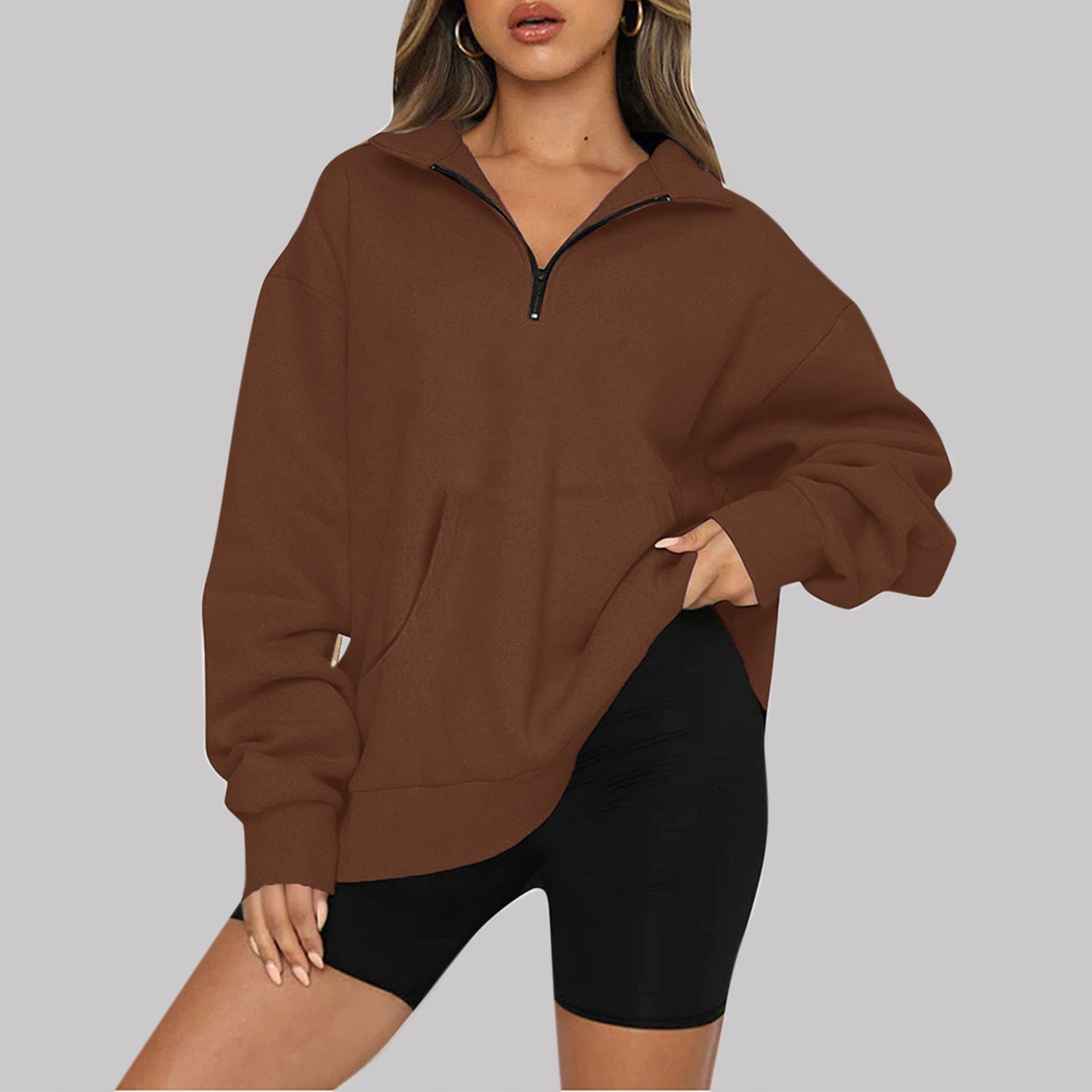 Eva - Zipped Jumper - Casual - Modern Style - Ideal for Winter