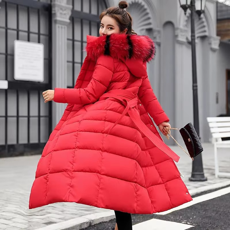 Stylish Warm Down Winter Coat with Fur Hood for Women | Ideal for Winter