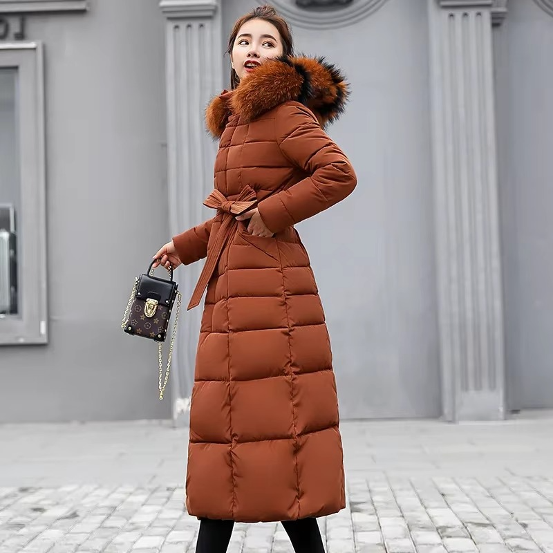 Stylish Warm Down Winter Coat with Fur Hood for Women | Ideal for Winter