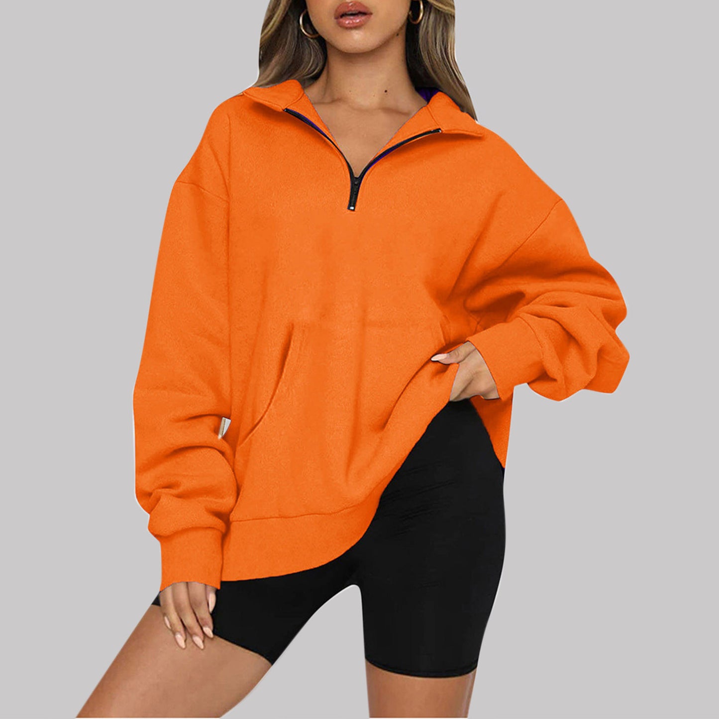 Eva - Zipped Jumper - Casual - Modern Style - Ideal for Winter