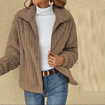 Karina - Ribbed Jacket - Chic - Modern Style - Ideal for Winter