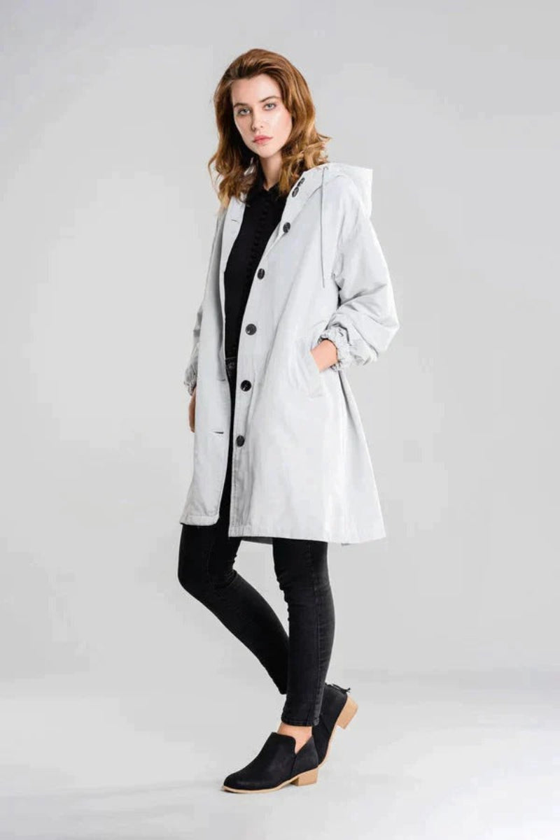 Waterproof Hooded Windbreaker Oversized Rain Jacket For Women | Perfect for Outdoor Activities