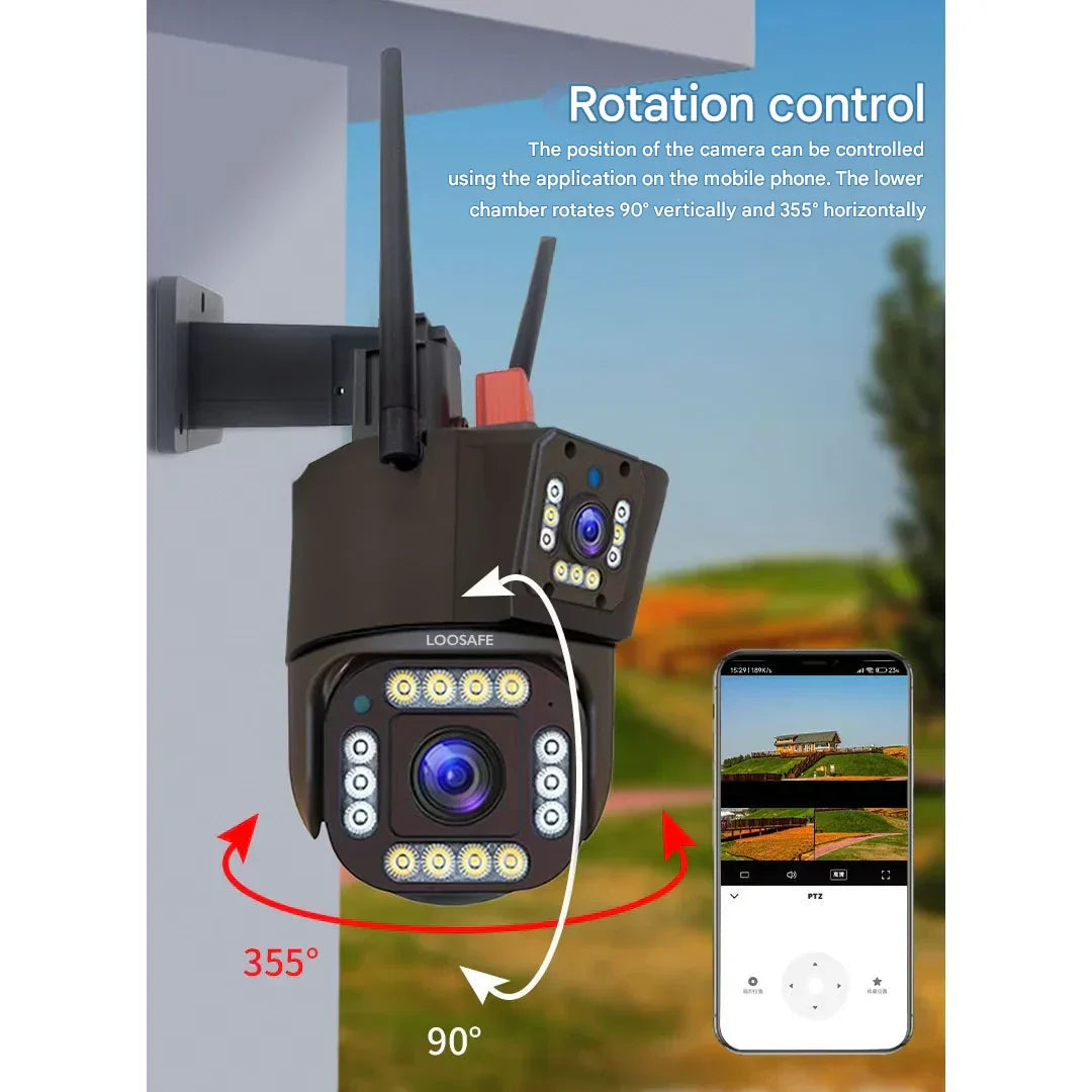 Wireless Security Camera – 4K Dual-Lens with Solar Power 8