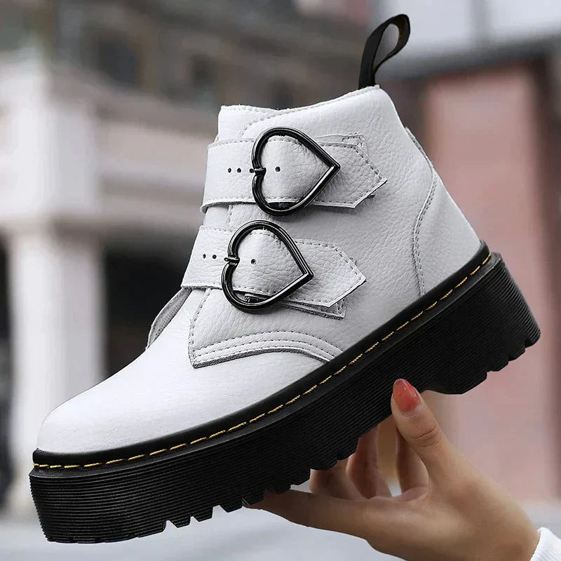 Women's Ankle Boots with Adjustable Strap