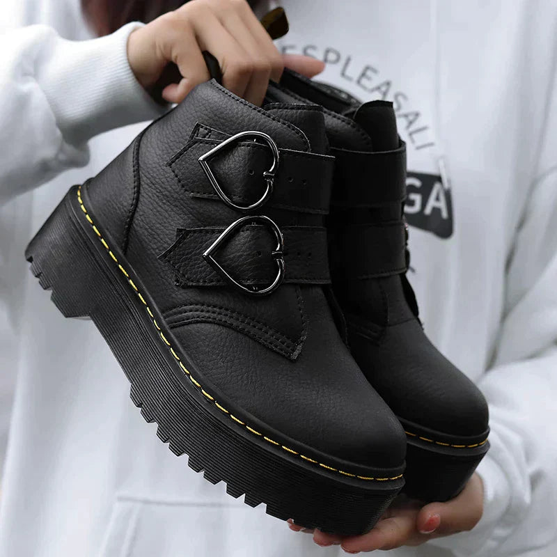 Women's Ankle Boots with Adjustable Strap