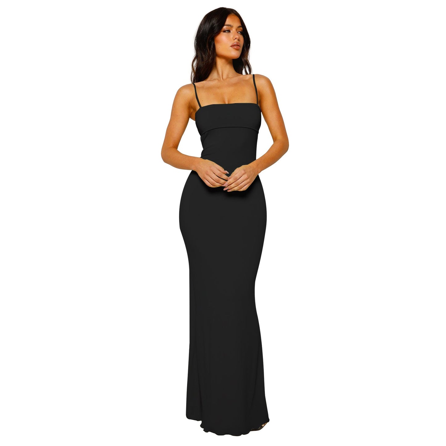 Women's Maxi Dress with Spaghetti Straps