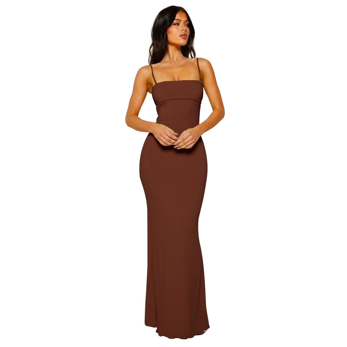 Women's Maxi Dress with Spaghetti Straps