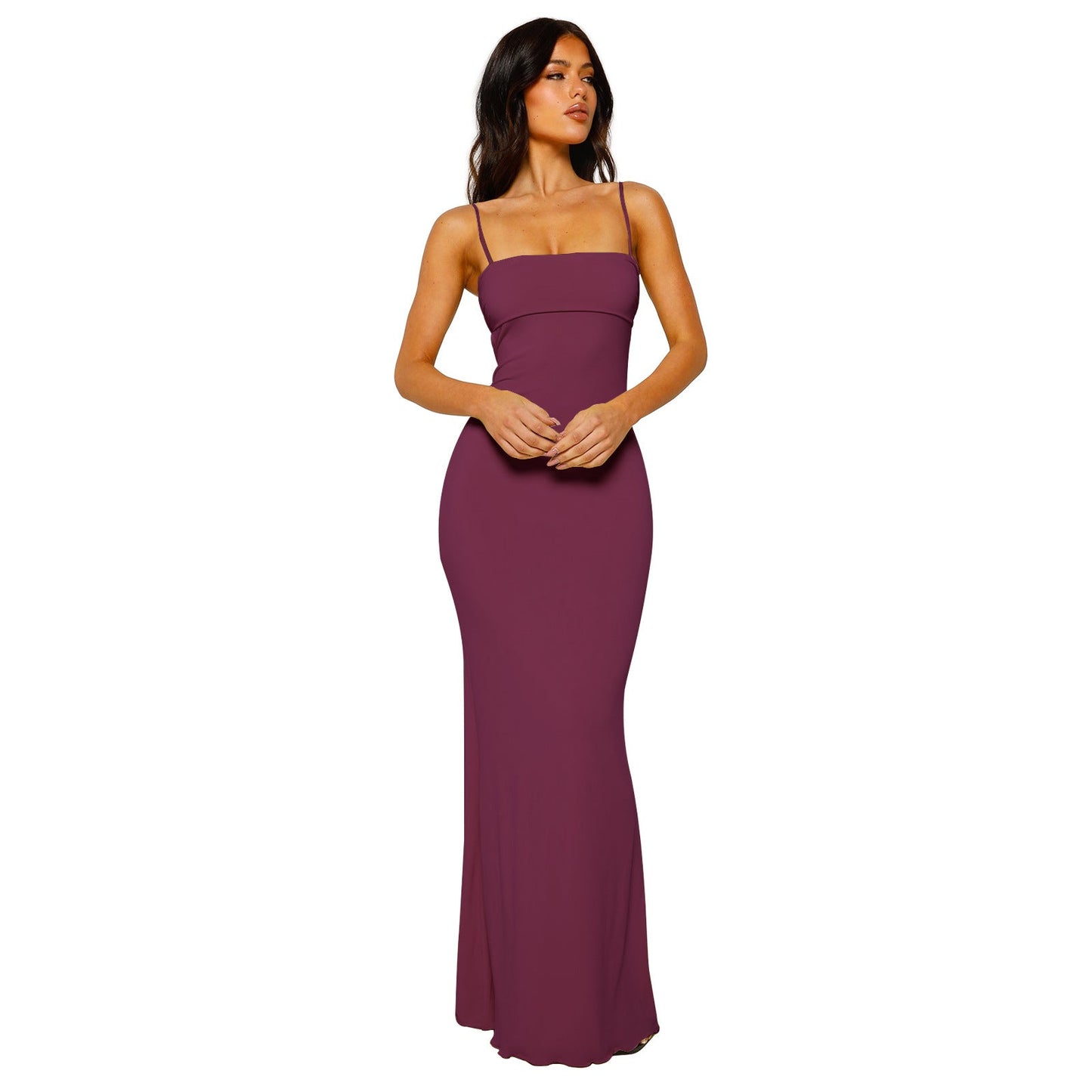 Women's Maxi Dress with Spaghetti Straps