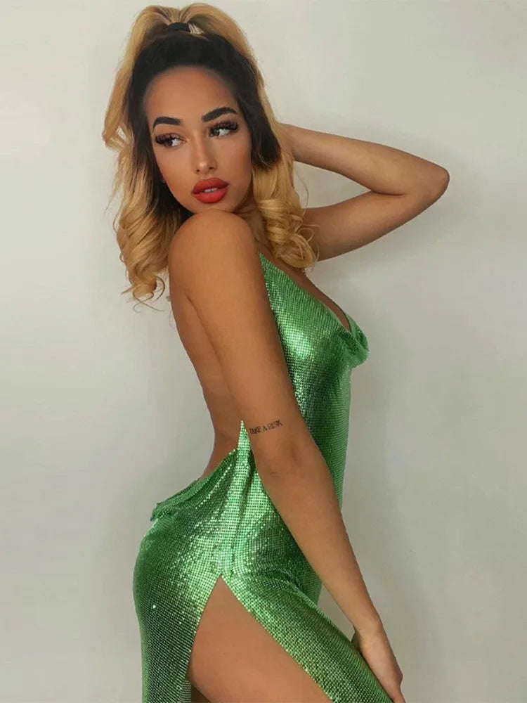 Women's Sleeveless Mini Dress for Evening Events