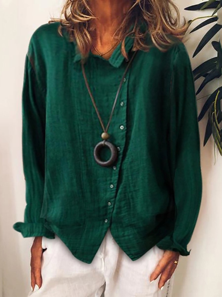 Women's Solid Colour Shirt
