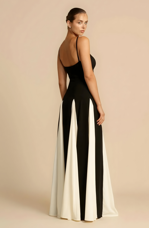Women's Maxi Dress with Thin Straps