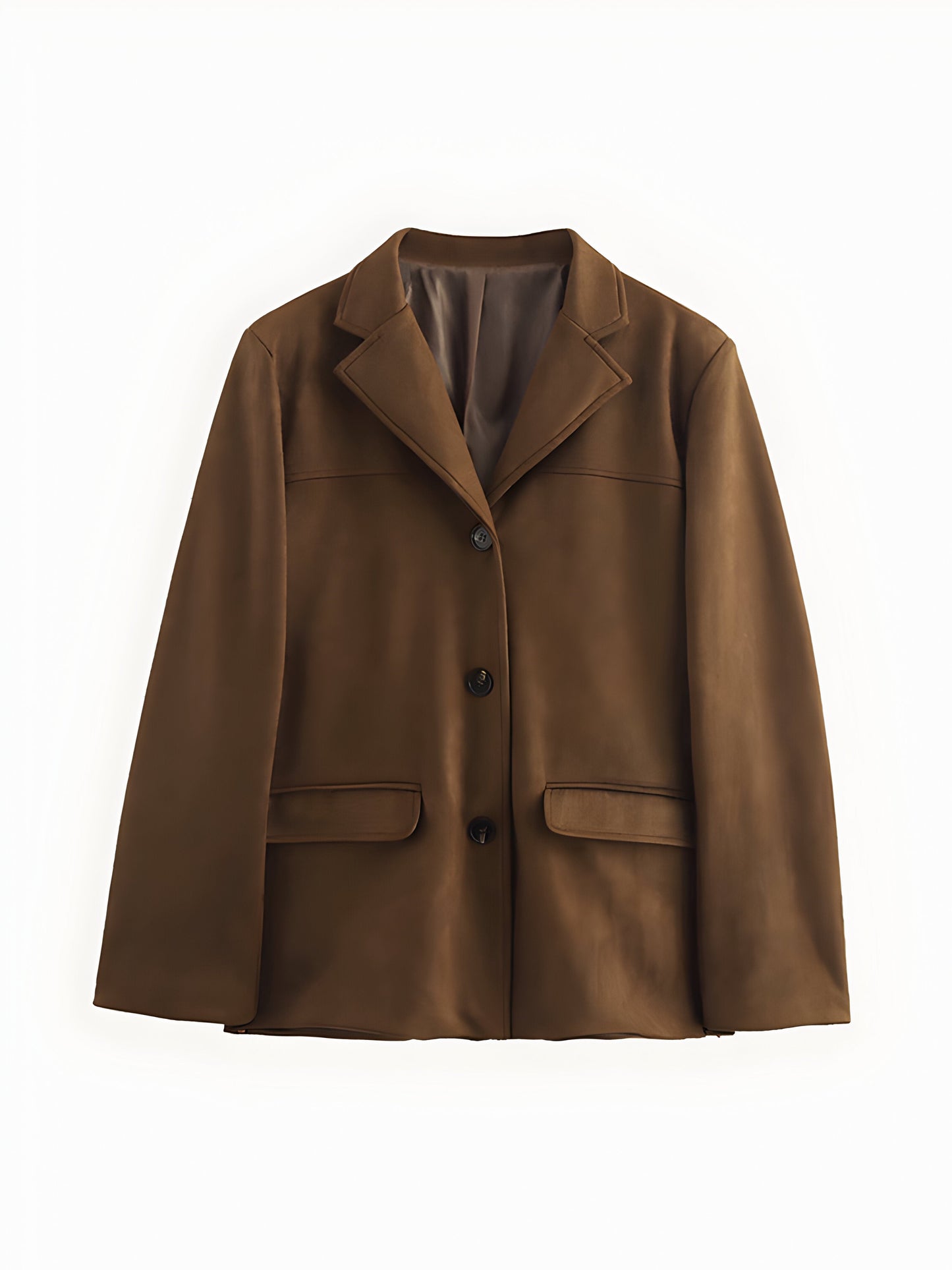 Women's Lightweight Button Jacket with Pockets