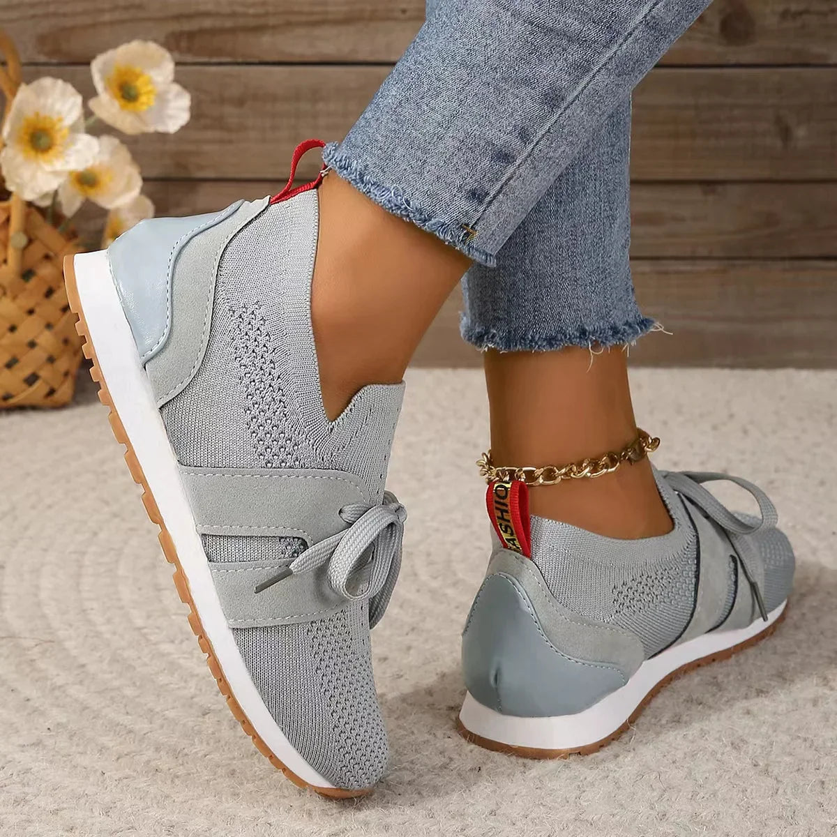 Women's Lace-Up Flat Shoes
