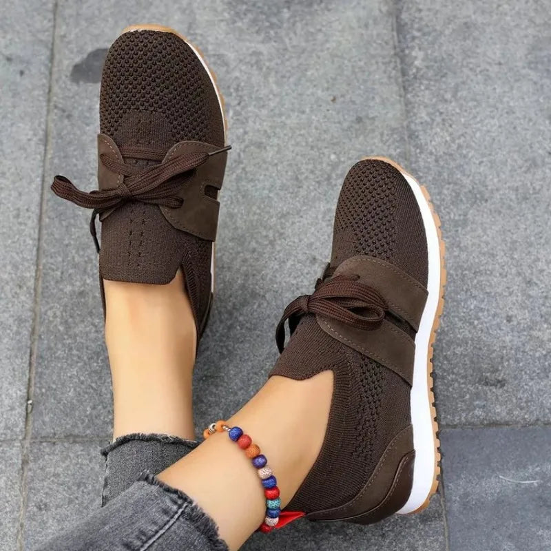 Women's Lace-Up Flat Shoes