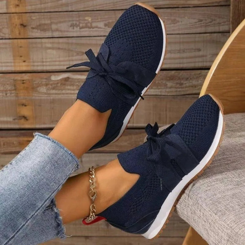 Women's Lace-Up Flat Shoes