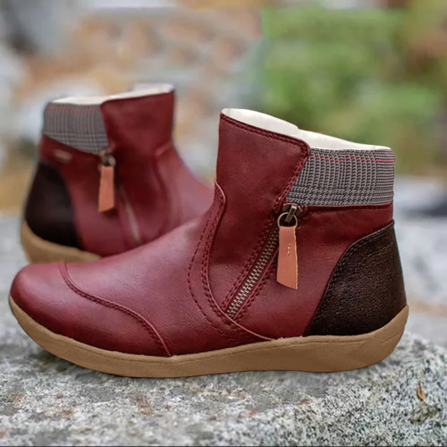 Women's Boots with Zipper