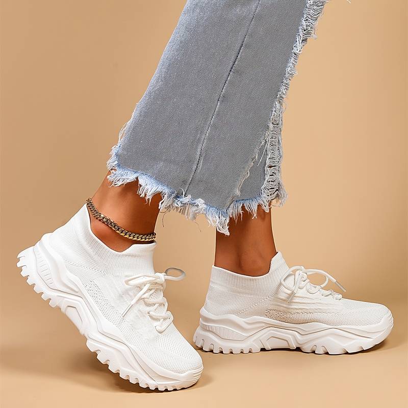 Women's Solid Colour Trainers