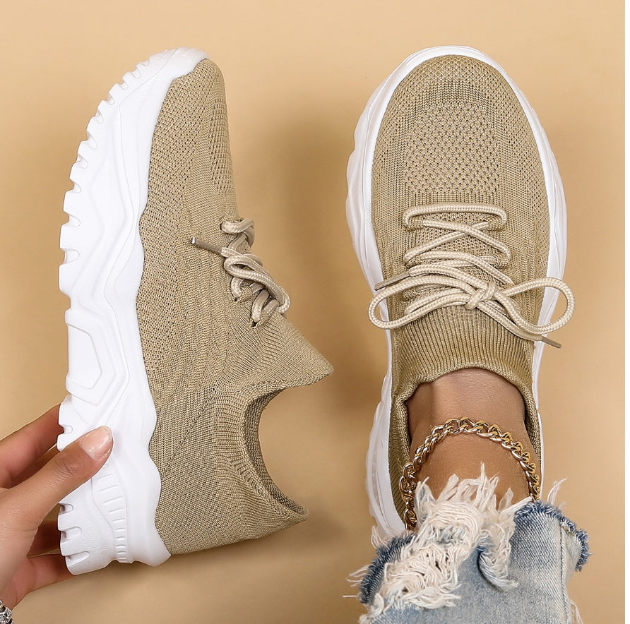 Women's Solid Colour Trainers