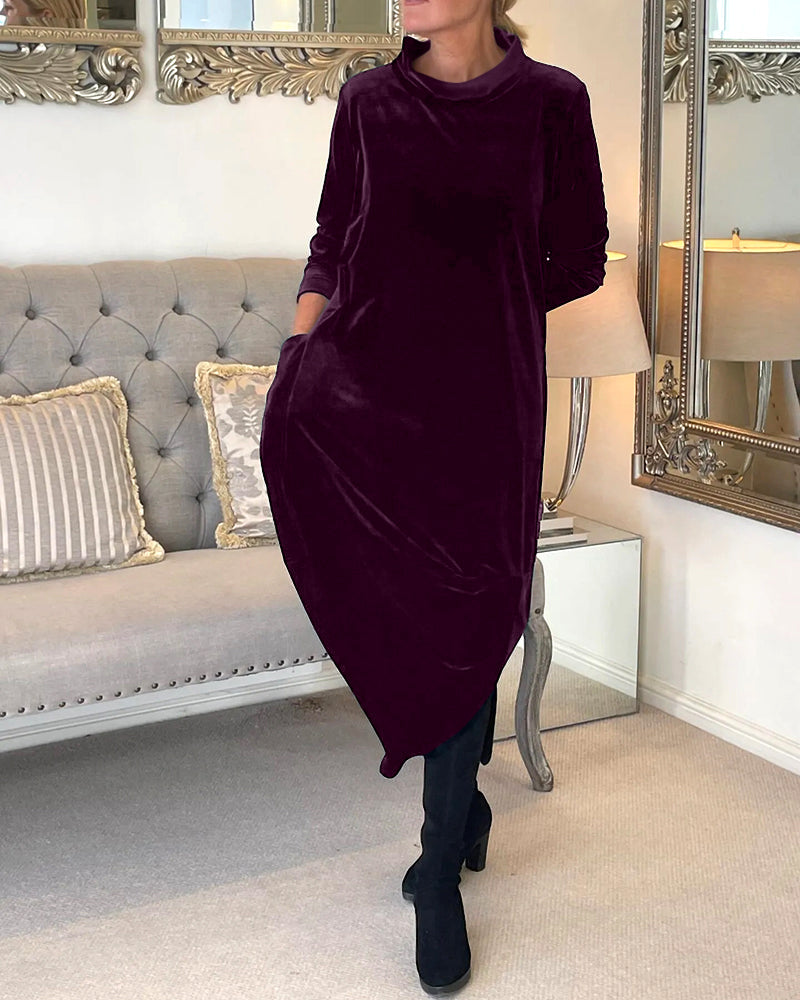 Women's Loose Long Dress with with Pockets