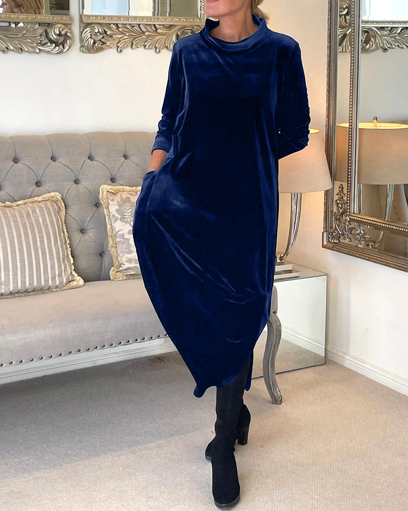 Women's Loose Long Dress with with Pockets