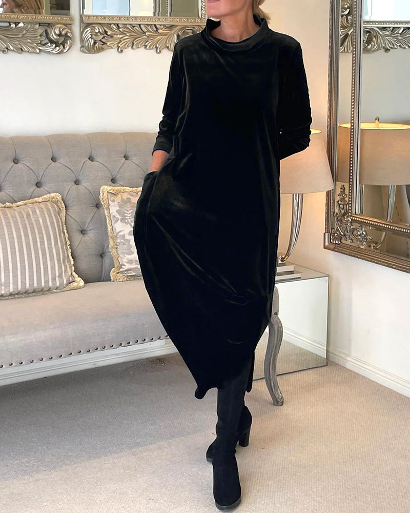Women's Loose Long Dress with with Pockets