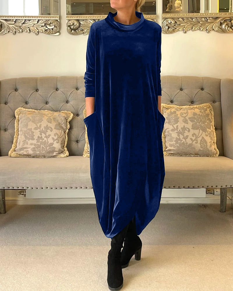 Women's Loose Long Dress with with Pockets