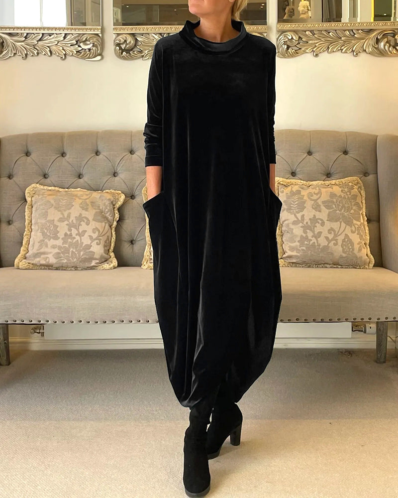 Women's Loose Long Dress with with Pockets
