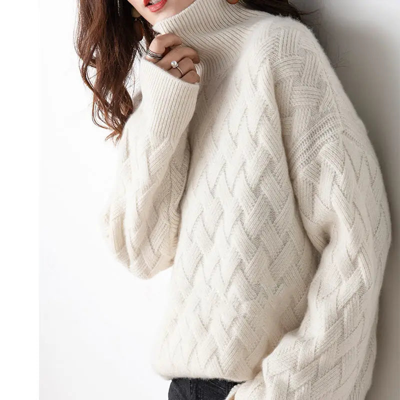 Women's Long Sleeve Turtleneck Sweater
