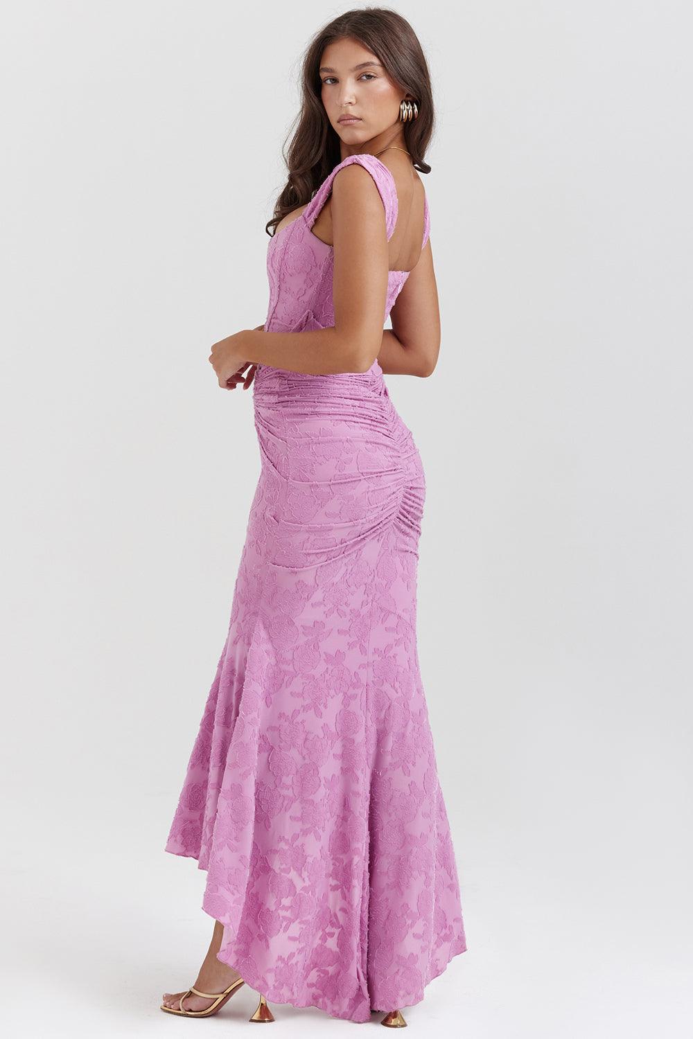 Women's Ruched Maxi Dress