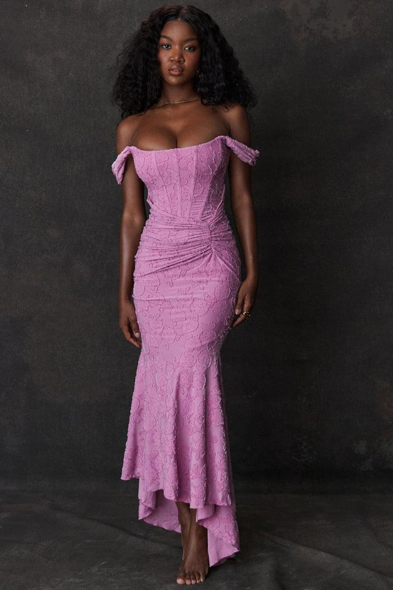 Women's Ruched Maxi Dress