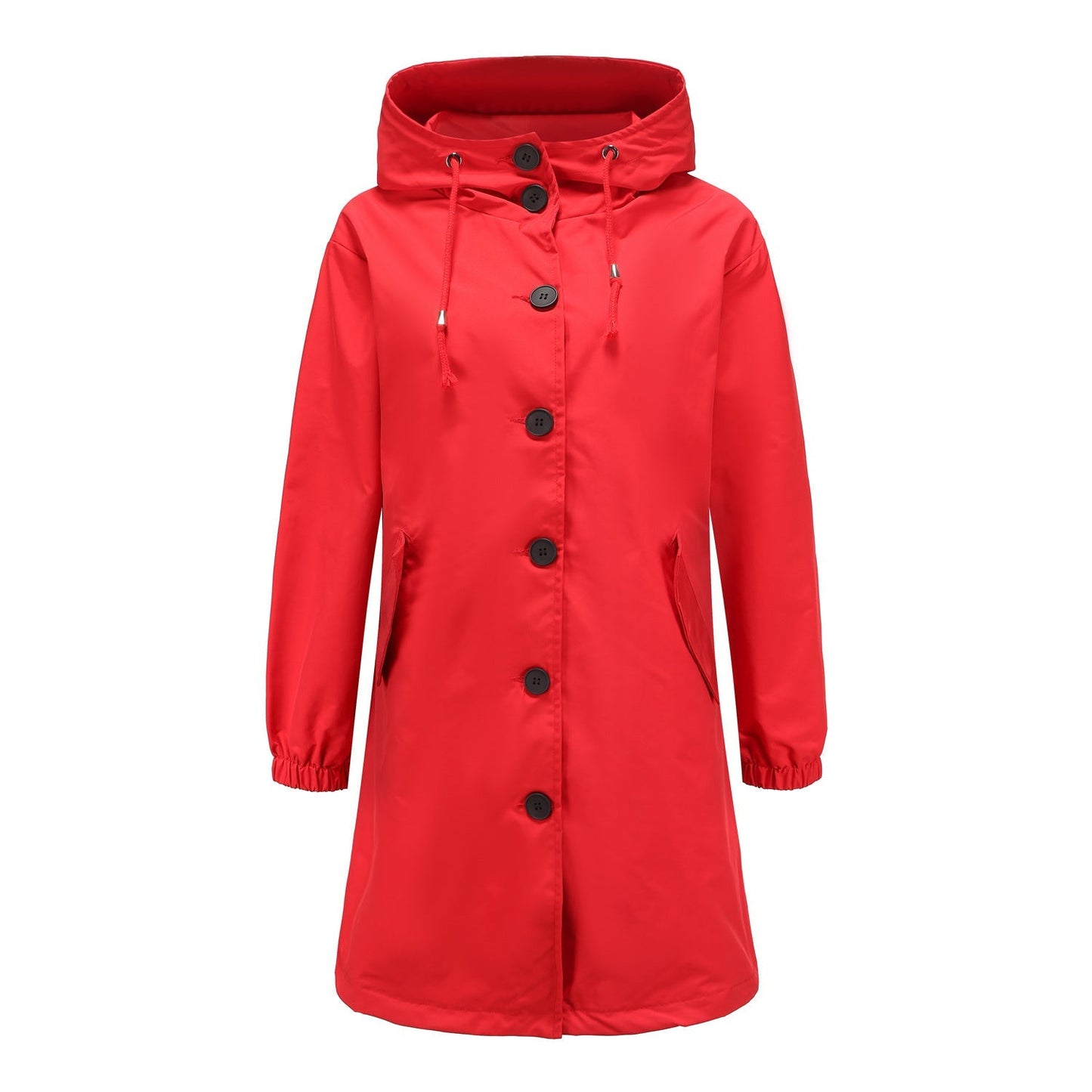 Women's Mid-Length Hooded Jacket