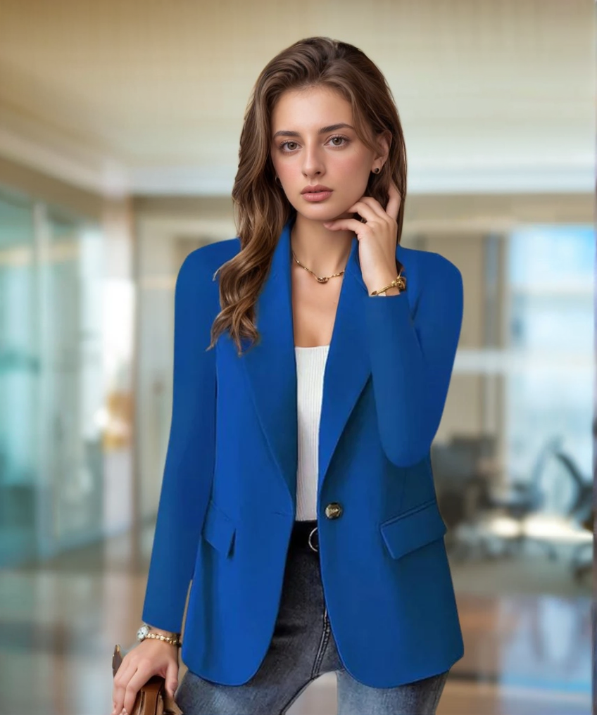 Women's Slim Fit Blazer with Lapel