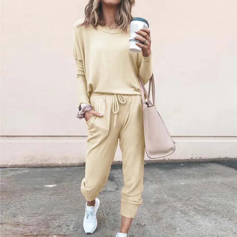 Women’s Long Sleeve Top and Trouser Set