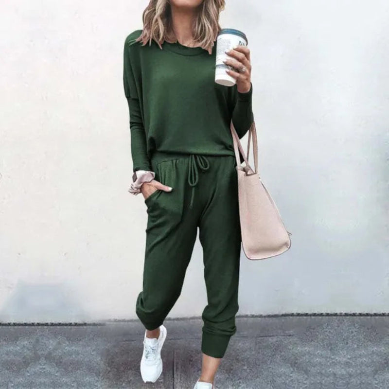 Women’s Long Sleeve Top and Trouser Set
