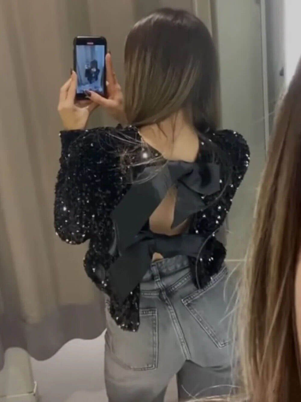 Women's Jacket with Tie-Front Design