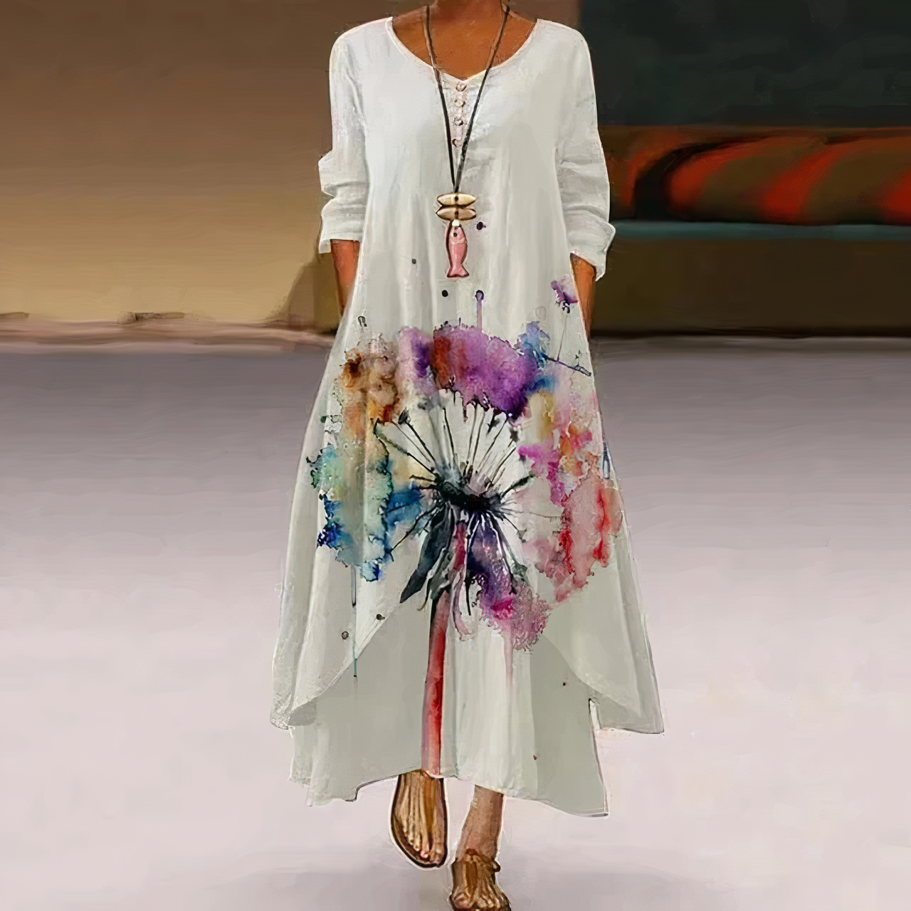 Women’s Printed A-Line Dress