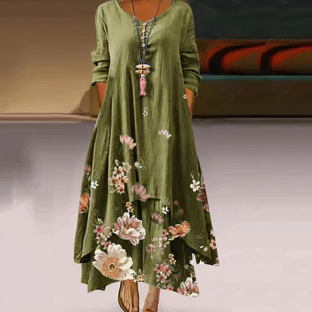 Women’s Printed A-Line Dress