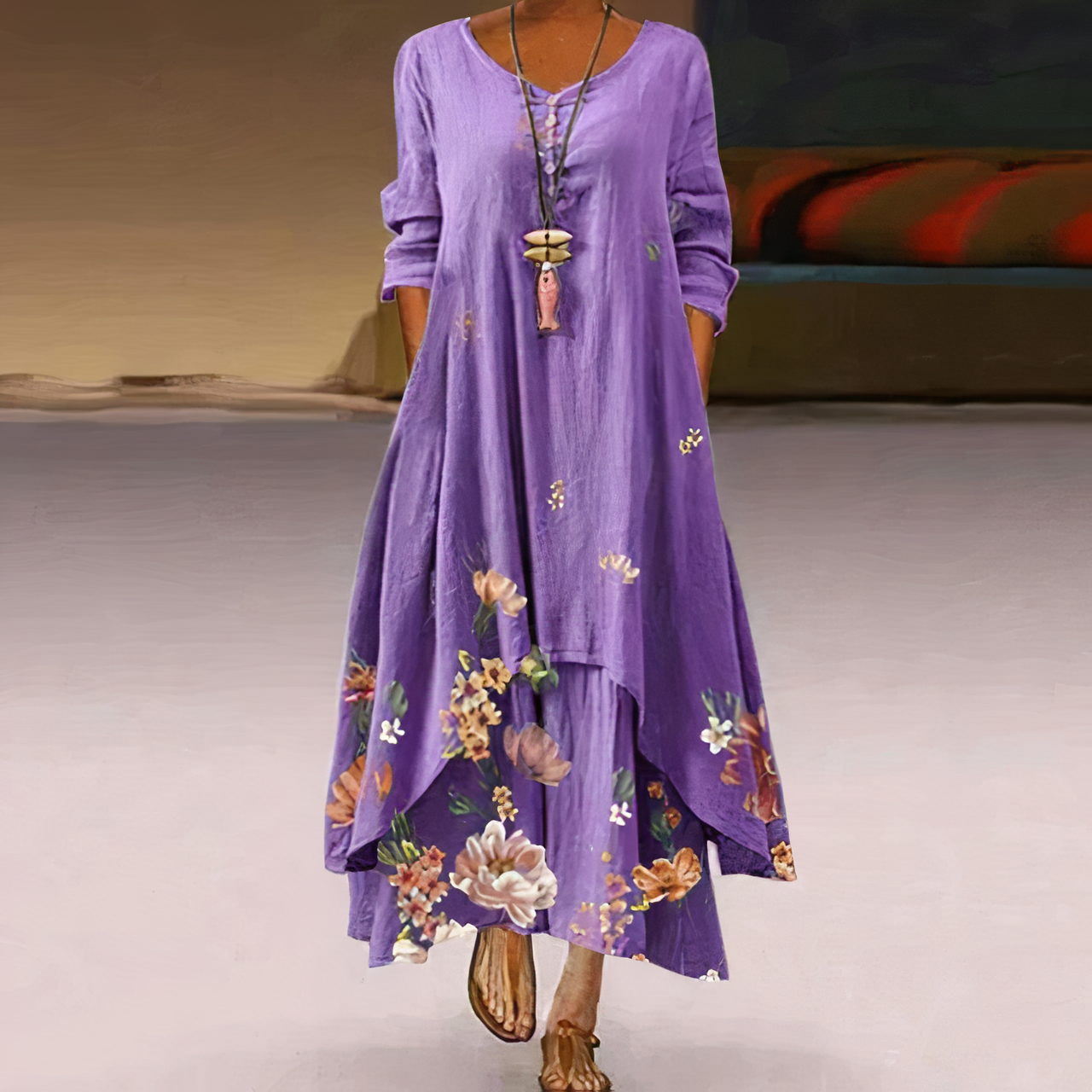 Women’s Printed A-Line Dress